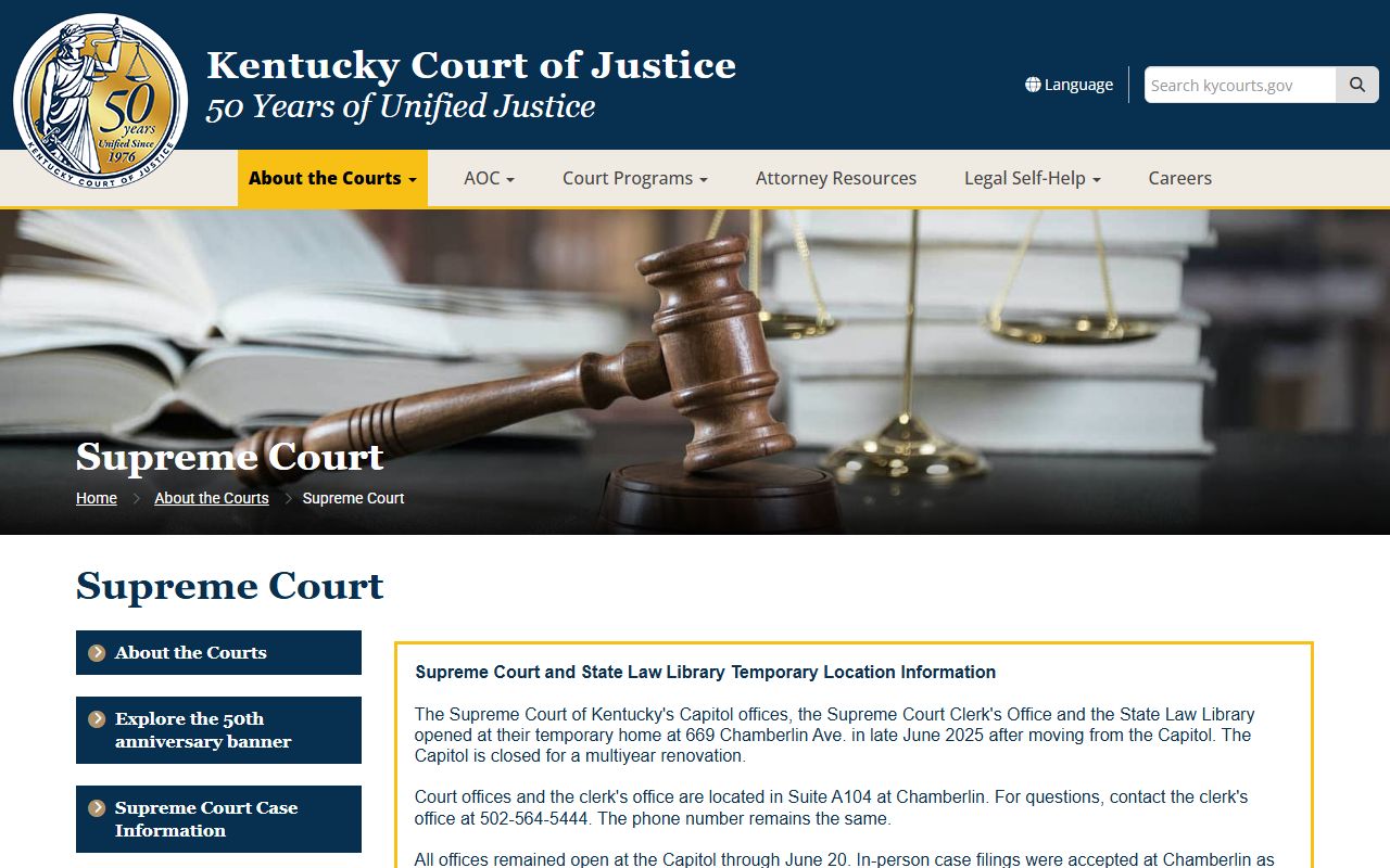 Oldham County court dockets Supreme Court of Kentucky source