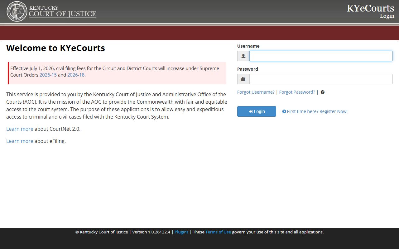 Oldham County court records CourtNet public case search