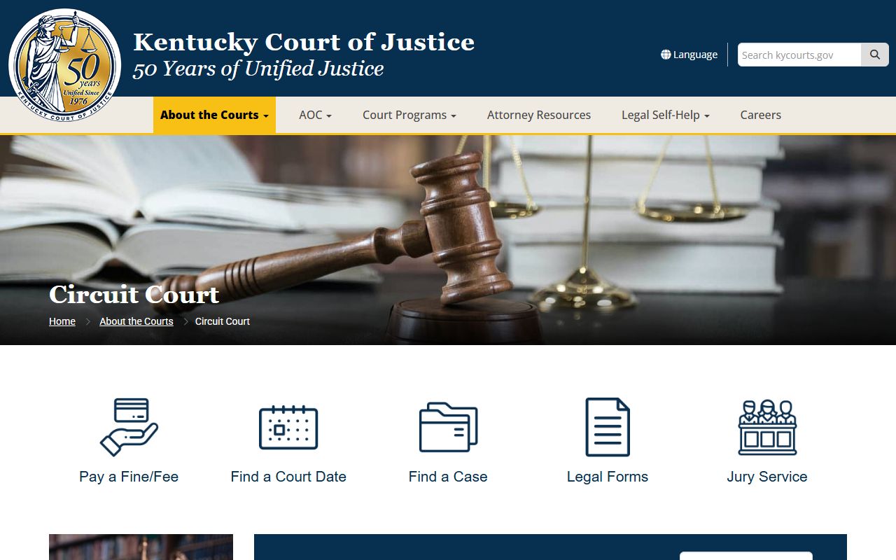 Oldham County court records Kentucky Circuit Court information