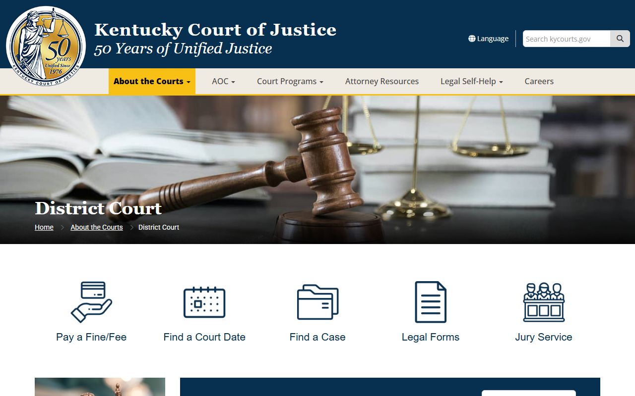 Oldham County court records Kentucky District Court information
